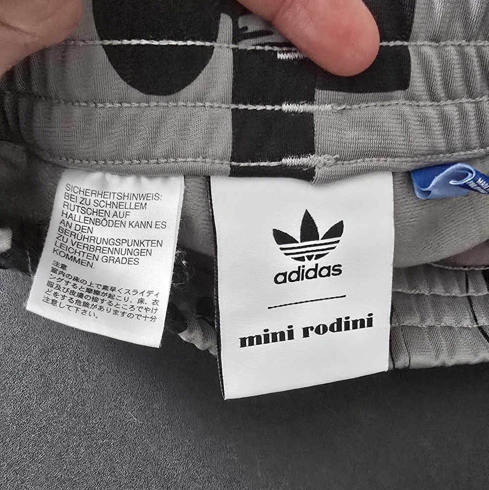 Adidas Black and Gray Mini Rodini Panda Tracksuit 12-18mos - Picture 7 of 9